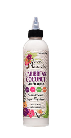 Alikay Naturals Caribbean Coconut Milk Shampoo - 8oz. - Beauty & Organic Co.