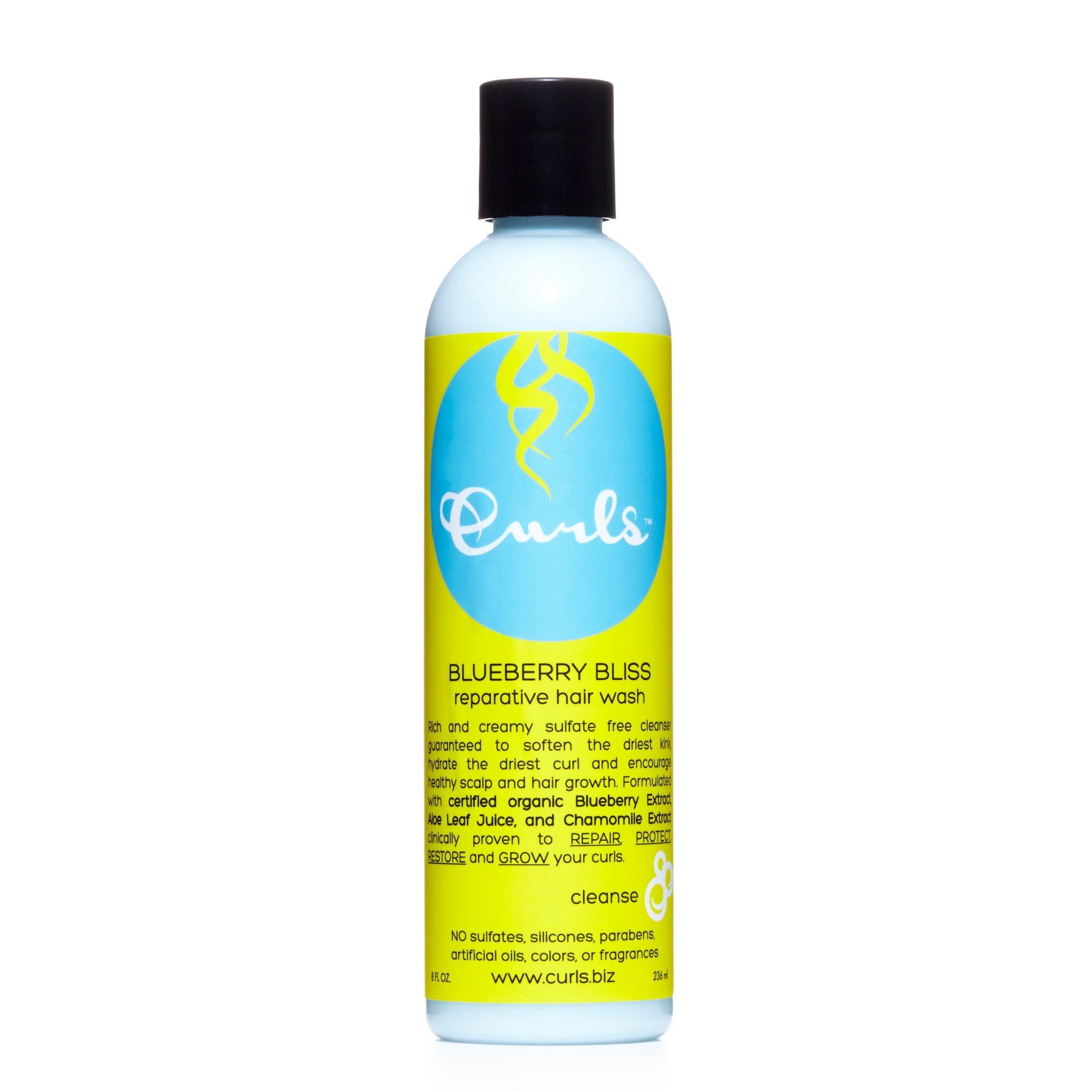 Curls Blueberry Bliss Reparative Hair Wash 8 - fl oz - Beauty & Organic Co.