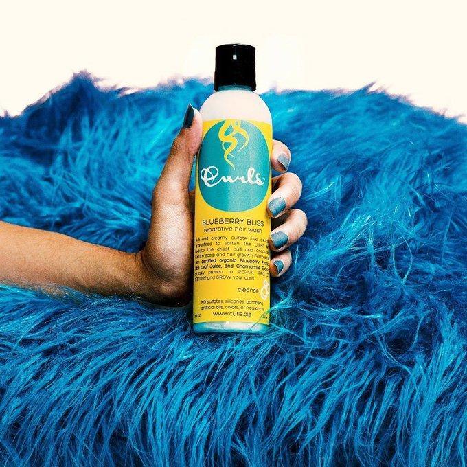 Curls Blueberry Bliss Reparative Hair Wash 8 - fl oz - Beauty & Organic Co.