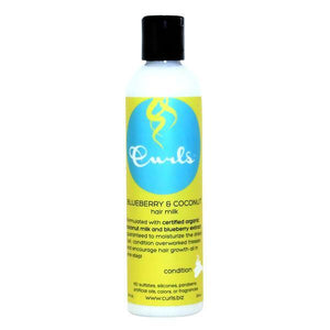 Curls Blueberry & Coconut Hair Milk - 8 oz - Beauty & Organic Co.