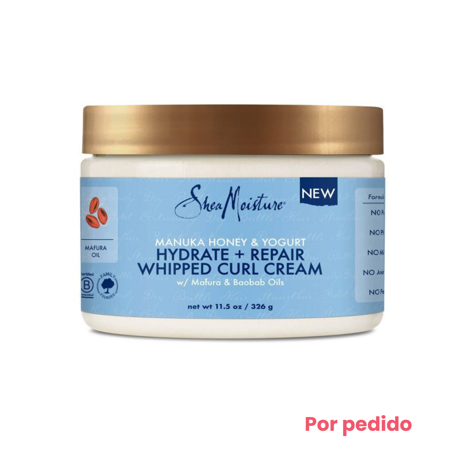 SheaMoisture Manuka Honey + Yogurt Hydrate + Repair Whipped Curl Cream - 11.5oz (PP)